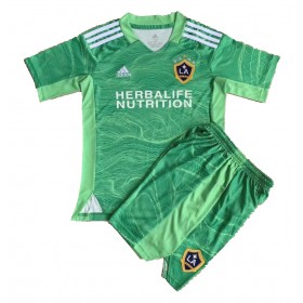 Koszulka Los Angeles Galaxy Bramkarska Dziecięcy Domowe Stroje Piłkarskie 2021/22 Krótki Rękaw
